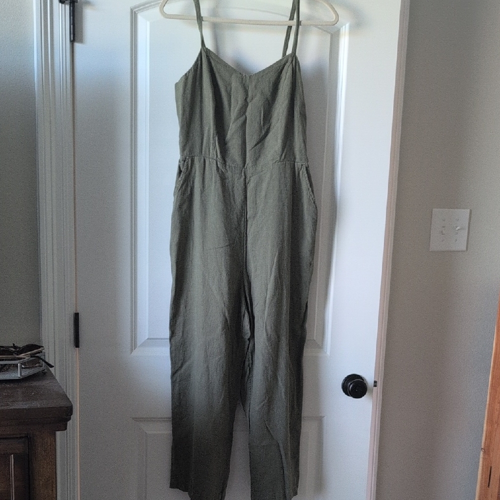 Old Navy Sage Green Women's Jumpsuit